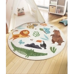 Simple Living Room Bedroom Carpet Bedside Imitation Cashmere Carpert Blanket Children's Room Anti Falling Game Crawling